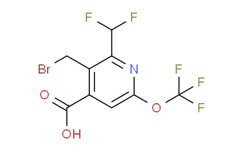 AM143702 | 1804752-54-2 | 3-(Bromomethyl)-2-(difluoromethyl)-6-(trifluoromethoxy)pyridine-4-carboxylic acid