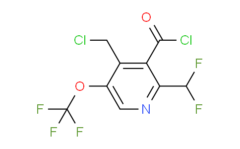 AM143704 | 1804926-82-6 | 4-(Chloromethyl)-2-(difluoromethyl)-5-(trifluoromethoxy)pyridine-3-carbonyl chloride