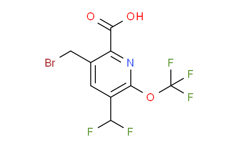AM143707 | 1804752-71-3 | 3-(Bromomethyl)-5-(difluoromethyl)-6-(trifluoromethoxy)pyridine-2-carboxylic acid