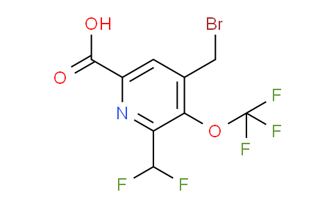 AM143708 | 1806765-28-5 | 4-(Bromomethyl)-2-(difluoromethyl)-3-(trifluoromethoxy)pyridine-6-carboxylic acid