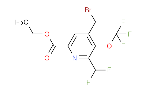 AM143710 | 1805236-12-7 | Ethyl 4-(bromomethyl)-2-(difluoromethyl)-3-(trifluoromethoxy)pyridine-6-carboxylate