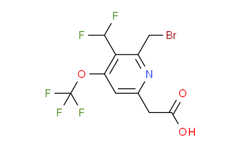 AM143725 | 1804878-25-8 | 2-(Bromomethyl)-3-(difluoromethyl)-4-(trifluoromethoxy)pyridine-6-acetic acid