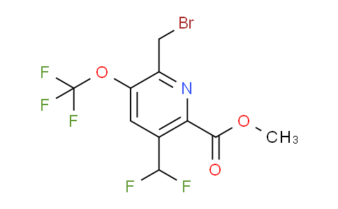 Methyl 2-(bromomethyl)-5-(difluoromethyl)-3-(trifluoromethoxy)pyridine-6-carboxylate