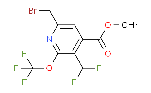 Methyl 6-(bromomethyl)-3-(difluoromethyl)-2-(trifluoromethoxy)pyridine-4-carboxylate