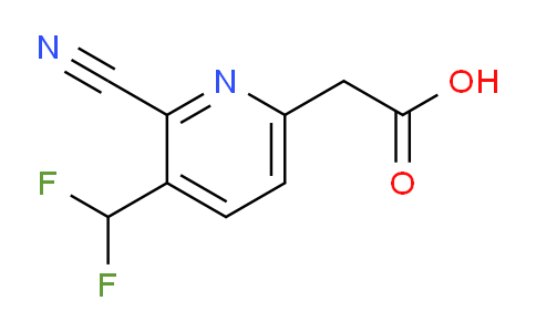 2-Cyano-3-(difluoromethyl)pyridine-6-acetic acid