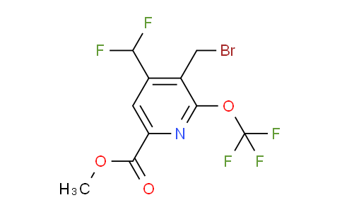 AM143745 | 1805023-86-2 | Methyl 3-(bromomethyl)-4-(difluoromethyl)-2-(trifluoromethoxy)pyridine-6-carboxylate