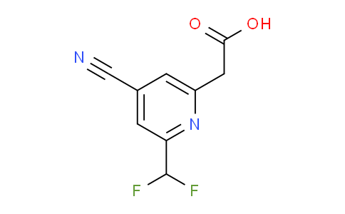 AM143749 | 1806043-26-4 | 4-Cyano-2-(difluoromethyl)pyridine-6-acetic acid
