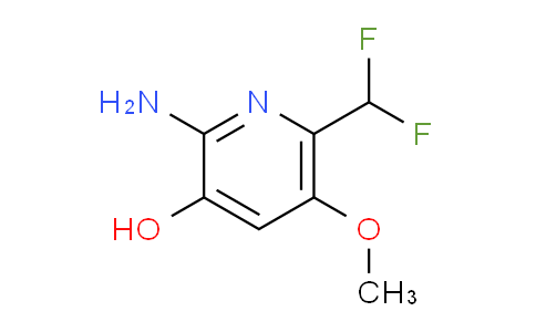 2-Amino-6-(difluoromethyl)-3-hydroxy-5-methoxypyridine