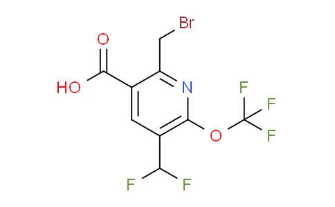 2-(Bromomethyl)-5-(difluoromethyl)-6-(trifluoromethoxy)pyridine-3-carboxylic acid