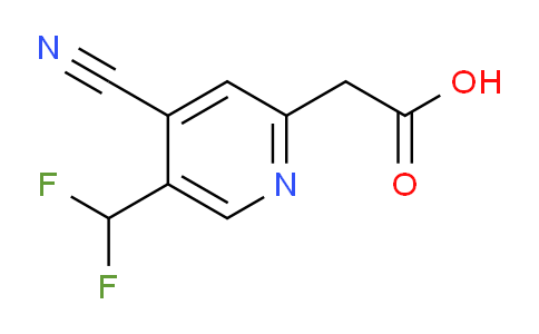 4-Cyano-5-(difluoromethyl)pyridine-2-acetic acid