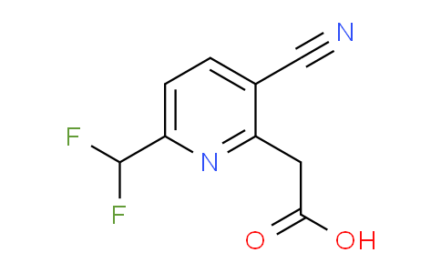 3-Cyano-6-(difluoromethyl)pyridine-2-acetic acid