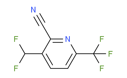 2-Cyano-3-(difluoromethyl)-6-(trifluoromethyl)pyridine