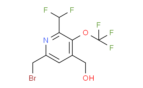 6-(Bromomethyl)-2-(difluoromethyl)-3-(trifluoromethoxy)pyridine-4-methanol