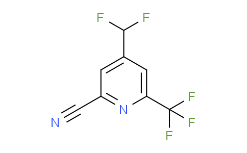 2-Cyano-4-(difluoromethyl)-6-(trifluoromethyl)pyridine