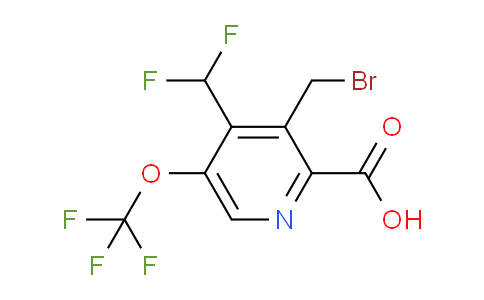 AM143763 | 1805305-65-0 | 3-(Bromomethyl)-4-(difluoromethyl)-5-(trifluoromethoxy)pyridine-2-carboxylic acid