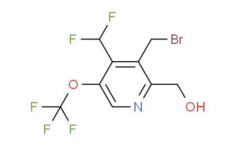 AM143765 | 1806777-69-4 | 3-(Bromomethyl)-4-(difluoromethyl)-5-(trifluoromethoxy)pyridine-2-methanol