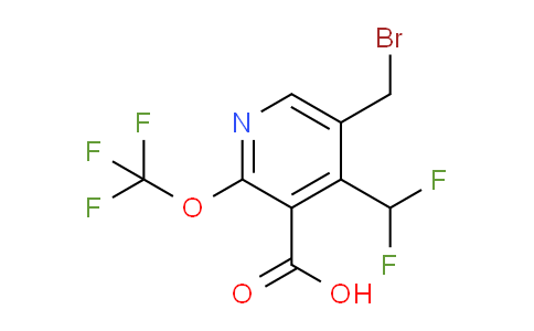 5-(Bromomethyl)-4-(difluoromethyl)-2-(trifluoromethoxy)pyridine-3-carboxylic acid