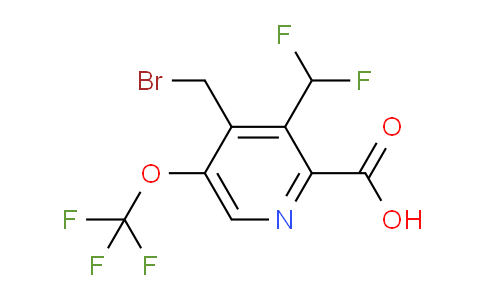 AM143784 | 1805144-78-8 | 4-(Bromomethyl)-3-(difluoromethyl)-5-(trifluoromethoxy)pyridine-2-carboxylic acid