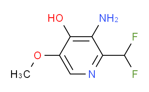 3-Amino-2-(difluoromethyl)-4-hydroxy-5-methoxypyridine