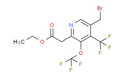 AM143806 | 1805233-98-0 | Ethyl 5-(bromomethyl)-3-(trifluoromethoxy)-4-(trifluoromethyl)pyridine-2-acetate