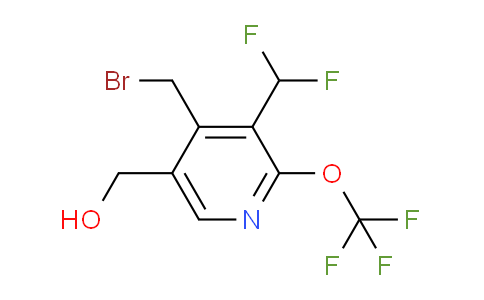 AM143810 | 1805280-79-8 | 4-(Bromomethyl)-3-(difluoromethyl)-2-(trifluoromethoxy)pyridine-5-methanol