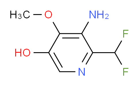 3-Amino-2-(difluoromethyl)-5-hydroxy-4-methoxypyridine
