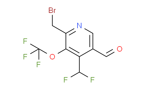 AM143821 | 1805280-99-2 | 2-(Bromomethyl)-4-(difluoromethyl)-3-(trifluoromethoxy)pyridine-5-carboxaldehyde