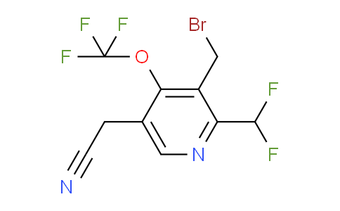 AM143823 | 1805178-50-0 | 3-(Bromomethyl)-2-(difluoromethyl)-4-(trifluoromethoxy)pyridine-5-acetonitrile