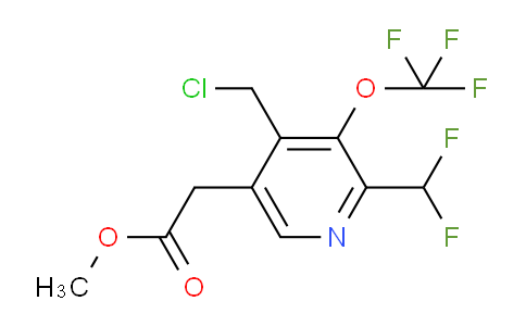 AM143824 | 1803998-04-0 | Methyl 4-(chloromethyl)-2-(difluoromethyl)-3-(trifluoromethoxy)pyridine-5-acetate