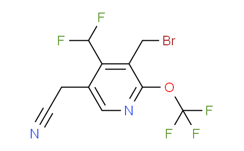 AM143827 | 1805032-90-9 | 3-(Bromomethyl)-4-(difluoromethyl)-2-(trifluoromethoxy)pyridine-5-acetonitrile