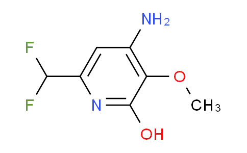 AM14383 | 1805211-38-4 | 4-Amino-6-(difluoromethyl)-2-hydroxy-3-methoxypyridine