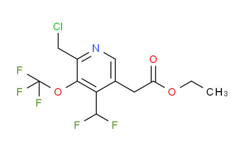 AM143841 | 1805191-11-0 | Ethyl 2-(chloromethyl)-4-(difluoromethyl)-3-(trifluoromethoxy)pyridine-5-acetate