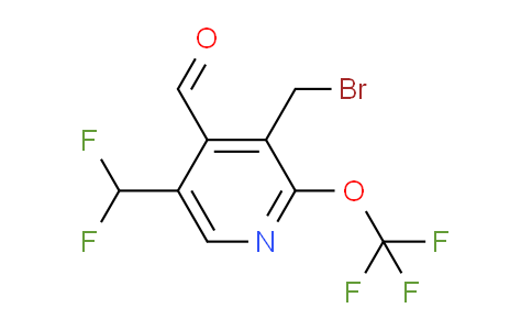 AM143842 | 1804752-27-9 | 3-(Bromomethyl)-5-(difluoromethyl)-2-(trifluoromethoxy)pyridine-4-carboxaldehyde