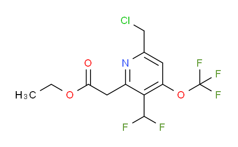 AM143849 | 1805191-27-8 | Ethyl 6-(chloromethyl)-3-(difluoromethyl)-4-(trifluoromethoxy)pyridine-2-acetate