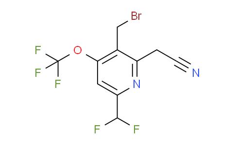 AM143851 | 1805178-65-7 | 3-(Bromomethyl)-6-(difluoromethyl)-4-(trifluoromethoxy)pyridine-2-acetonitrile