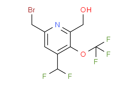 6-(Bromomethyl)-4-(difluoromethyl)-3-(trifluoromethoxy)pyridine-2-methanol