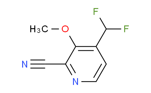 2-Cyano-4-(difluoromethyl)-3-methoxypyridine