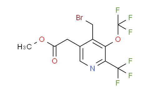 AM143871 | 1805166-21-5 | Methyl 4-(bromomethyl)-3-(trifluoromethoxy)-2-(trifluoromethyl)pyridine-5-acetate
