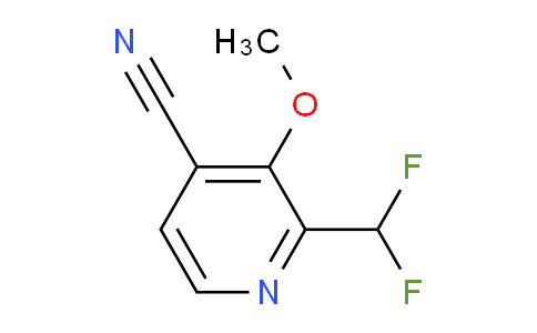 4-Cyano-2-(difluoromethyl)-3-methoxypyridine