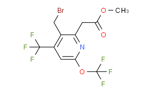 AM143880 | 1805166-34-0 | Methyl 3-(bromomethyl)-6-(trifluoromethoxy)-4-(trifluoromethyl)pyridine-2-acetate