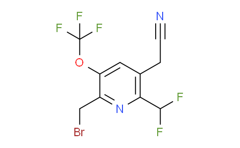AM143886 | 1804673-72-0 | 2-(Bromomethyl)-6-(difluoromethyl)-3-(trifluoromethoxy)pyridine-5-acetonitrile