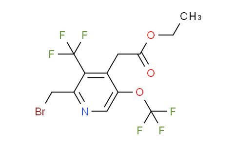 AM143888 | 1805947-16-3 | Ethyl 2-(bromomethyl)-5-(trifluoromethoxy)-3-(trifluoromethyl)pyridine-4-acetate