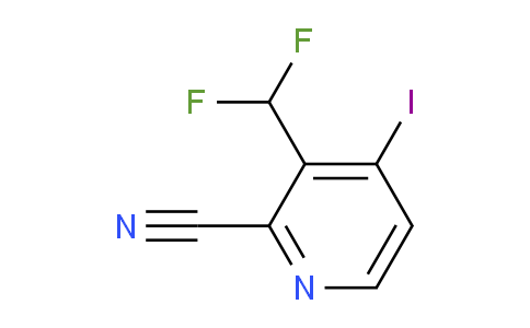 2-Cyano-3-(difluoromethyl)-4-iodopyridine