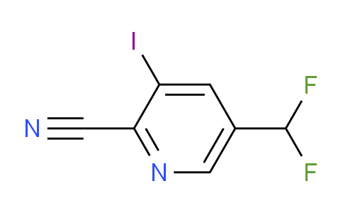 2-Cyano-5-(difluoromethyl)-3-iodopyridine