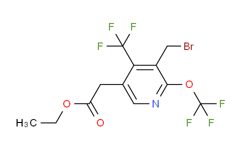 AM143895 | 1804876-48-9 | Ethyl 3-(bromomethyl)-2-(trifluoromethoxy)-4-(trifluoromethyl)pyridine-5-acetate