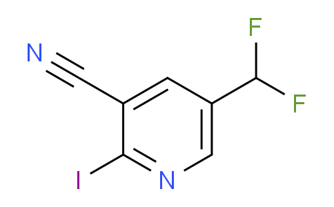 3-Cyano-5-(difluoromethyl)-2-iodopyridine