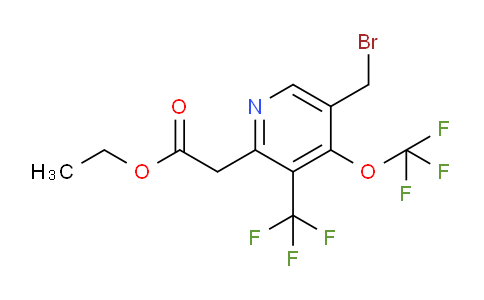 AM143901 | 1806763-64-3 | Ethyl 5-(bromomethyl)-4-(trifluoromethoxy)-3-(trifluoromethyl)pyridine-2-acetate
