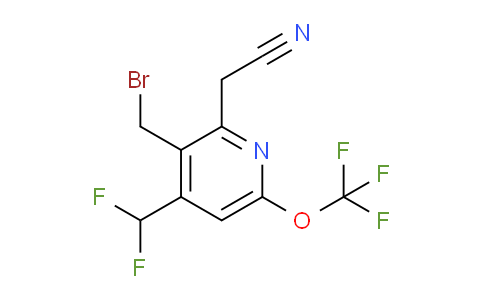 AM143902 | 1805136-51-9 | 3-(Bromomethyl)-4-(difluoromethyl)-6-(trifluoromethoxy)pyridine-2-acetonitrile