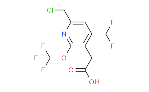 AM143906 | 1804658-56-7 | 6-(Chloromethyl)-4-(difluoromethyl)-2-(trifluoromethoxy)pyridine-3-acetic acid