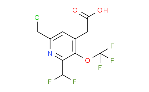 AM143912 | 1805247-14-6 | 6-(Chloromethyl)-2-(difluoromethyl)-3-(trifluoromethoxy)pyridine-4-acetic acid